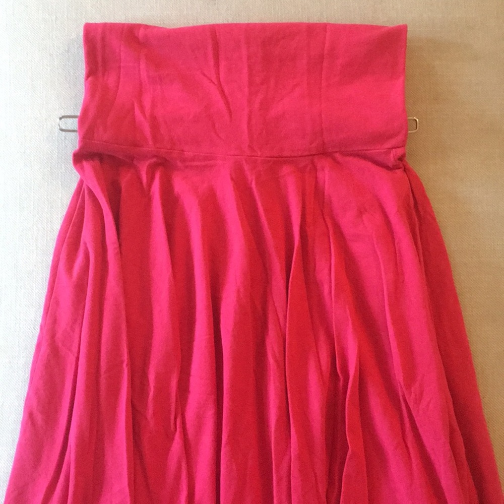 Bright Pink, J. Crew, two way skirt/dress